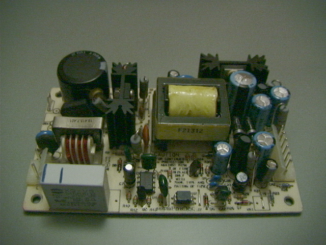 Photo of E-mu power supply PCB
